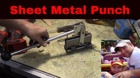 How To Make A Metal Hole Punch Youtube