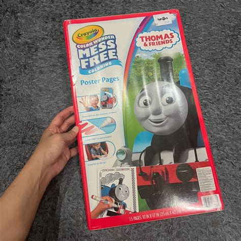 Crayola Thomas And Friends Poster Pages 15s Hobbies And Toys Stationery