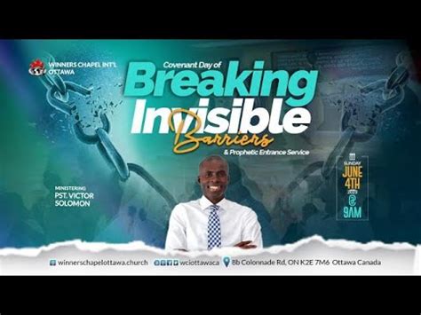 COVENANT DAY OF BREAKING INVISIBLE BARRIES PROPHETIC ENTRANCE 4TH