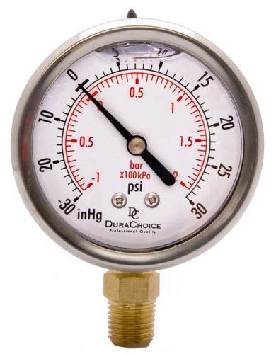 25 Inch 63 Mm Gas Filled Pressure Gauges At Rs 1500 In Kolkata Id