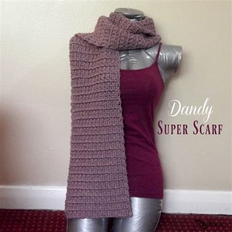 Double Crochet Scarf Pattern - CrochetNCrafts