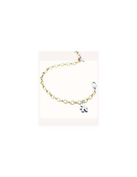 Le Bebé gioielli bracciale in oro con ciondolo maschietto LBB 074