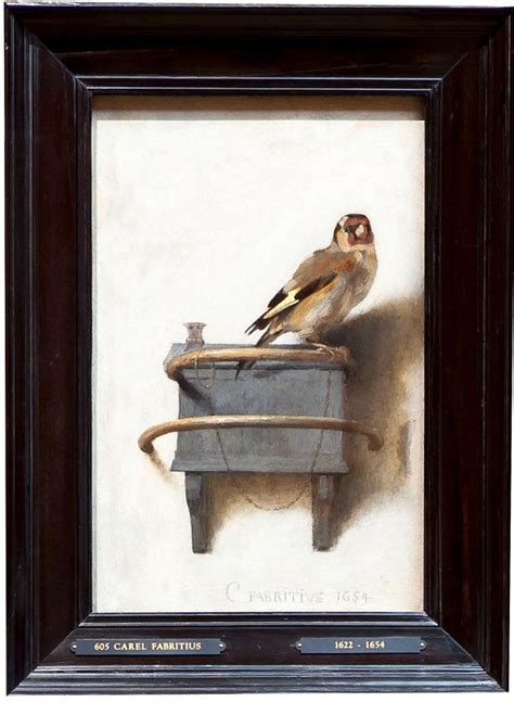 The Goldfinch | Carel fabritius, Goldfinch, Painting