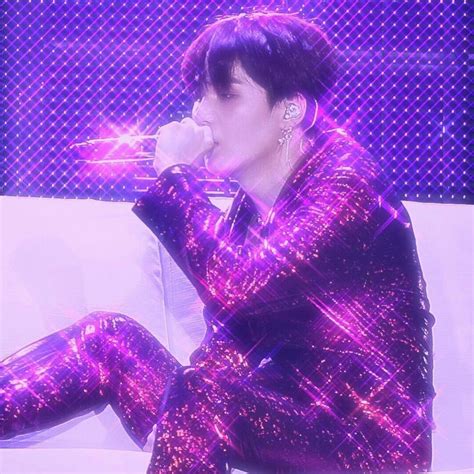 Min Yoongi Min Suga Purple Aesthetic Retro Aesthetic