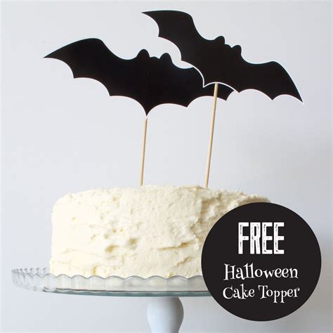 FREE Halloween Printable Cake Topper - My Party Design