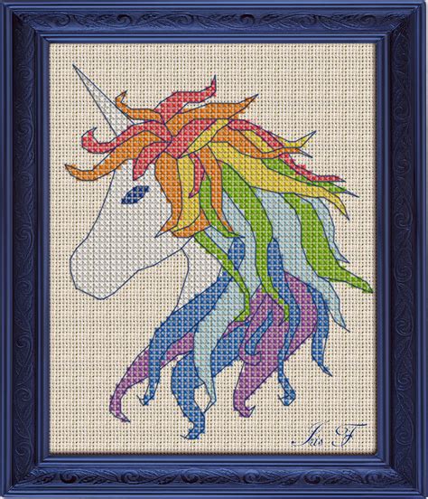 Free Cross Stitch Pattern Unicorn Diy Ideas