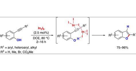 Indiumiii Catalyzed Synthesis Of Benzo B Furans By Intramolecular