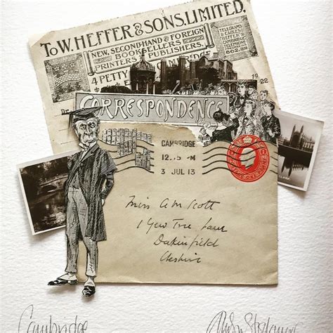 Cambridge Letter By Alison Stockmarr Byard Art