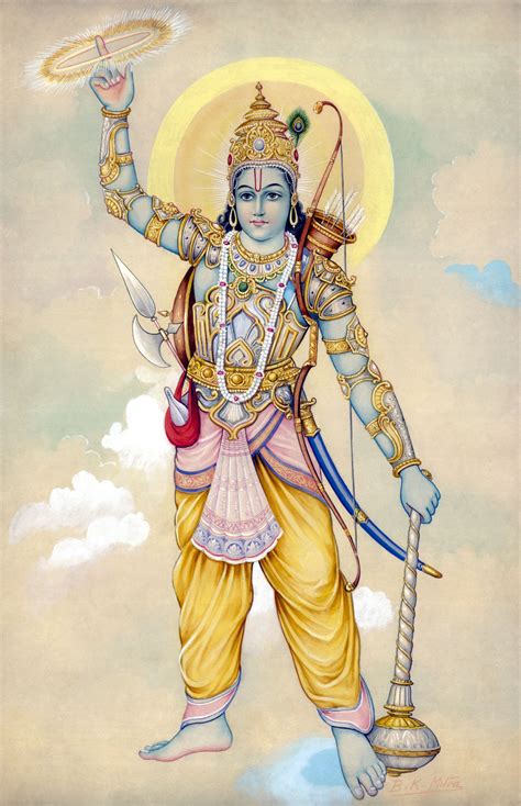 Hindu Cosmos - Lord Krishna (via Twitter: Gita Press, Gorakhpur,...