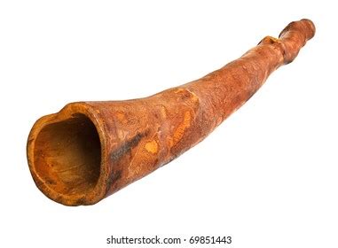 Didgeridoo Isolated Over Royalty Free Licensable Stock Photos