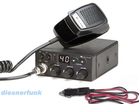 MIDLAND M Zero Plus 40 Kanal AM FM 4Watt CB Funkgerät