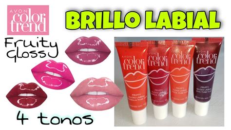 Colección Fruity Gloss Color Trend Avon YouTube