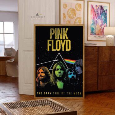 Pink Floyd Members Dsotm Vintage Pink Floyd Poster Otherbrick