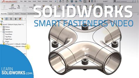 Adding Bolts Nuts In SOLIDWORKS In A Few Clicks SMART FASTENERS