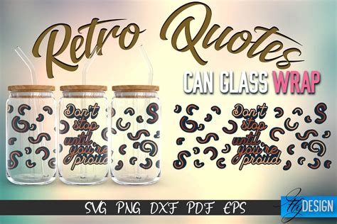 Glass Can Wrap Svg Retro Wrap Svg Graphic By Flydesignsvg · Creative Fabrica