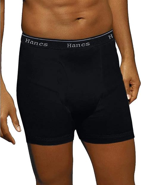 Hanes Mens 5 Pack Best Tagless Boxer Brief With Comfort Flex Waistband 100 Cotton Briefs Full