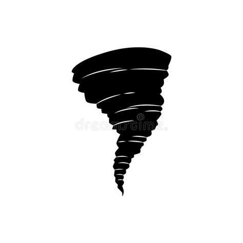 Tornado Icon Vector Whirlwind Illustration Sign Twister Symbol