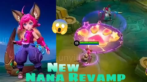 New Nana Revamp Effects Portrait Via China Server Mlbb Youtube