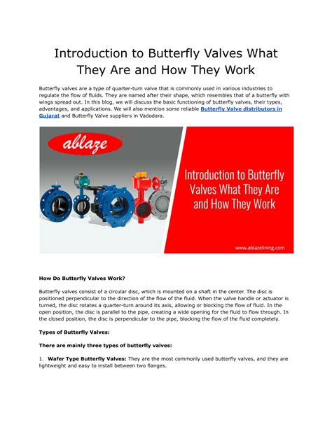 Ppt Introduction To Butterfly Valves What They Are And How They Work Powerpoint Presentation