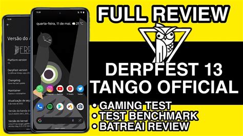 Full Review DerpFest 13 TANGO Official Android 13 Redmi Note 5 Pro