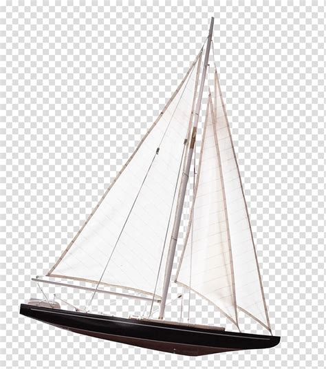 Sail Sloop Of War Cat Ketch Cutter Sail Transparent Background Png