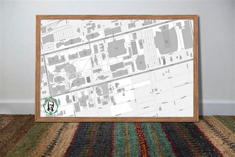 Marshall University Map - Etsy