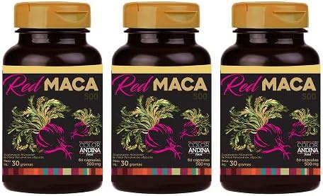 Maca Peruana Vermelha Em Capsulas Pura Caps Direto Dos