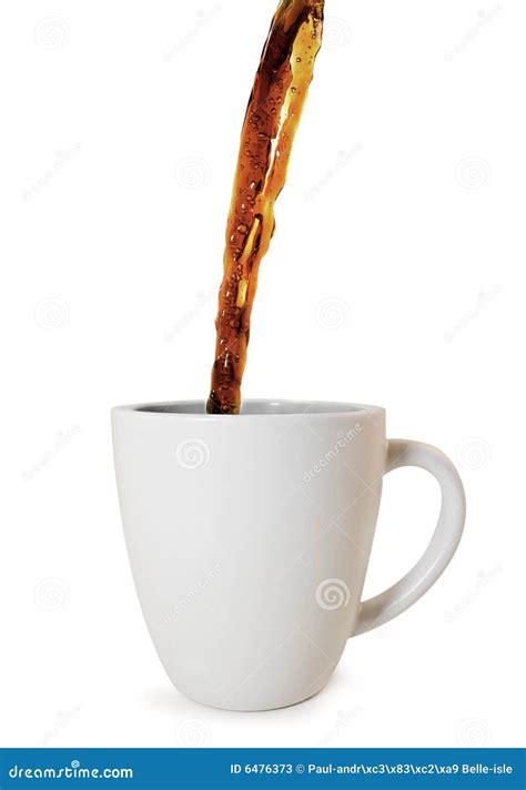 Pouring Coffee Stock Image Image Of Cafe Shadow Columbia 6476373