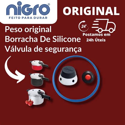 Kit Reparo Panela Pressão Eterna Nigro Peso Válvula de Segurança