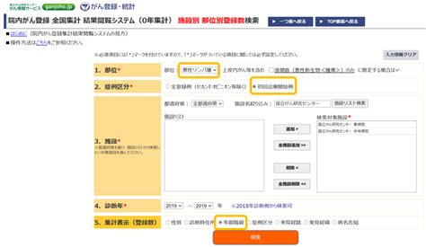 がん診療連携拠点病院等 院内がん登録2019年全国集計報告書公表 院内がん登録全国集計結果閲覧システム拡充（部位別登録件数検索初公開）｜国立