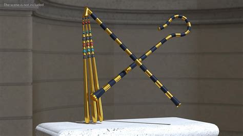 Egyptian Heka And Nekhakha Sceptres 3D Model - TurboSquid 2083595