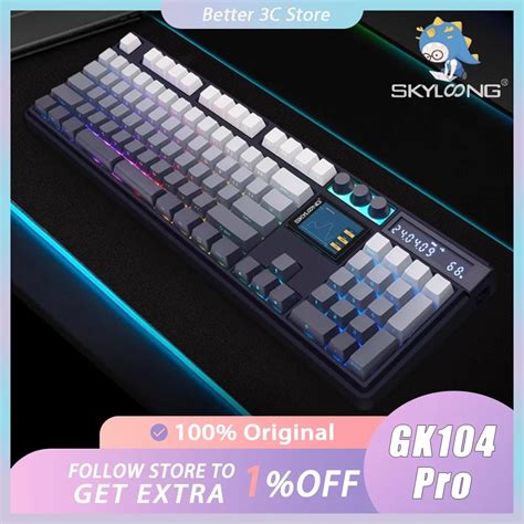 Skyloong Gk Pro Teclado Mec Nico O Multifuncional K Tela