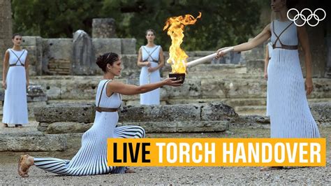 Beijing Olympic Flame Handover Ceremony Live Youtube