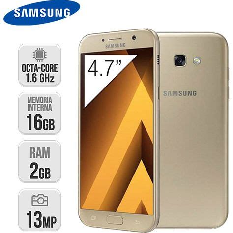 Smartphone Samsung Galaxy A3 16GB Dorado Gold En 2019 Moviles