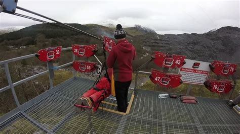 Zipworld Velocity Snowdonia Fastest Longest Zipline Youtube