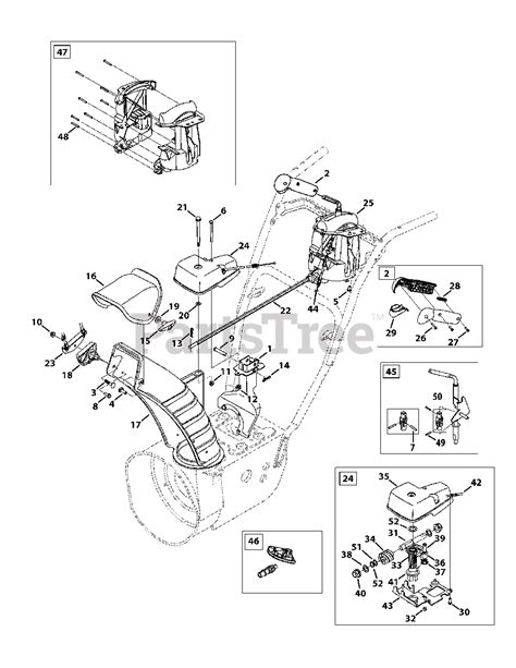 Cub Cadet Snow Blower Parts Diagram