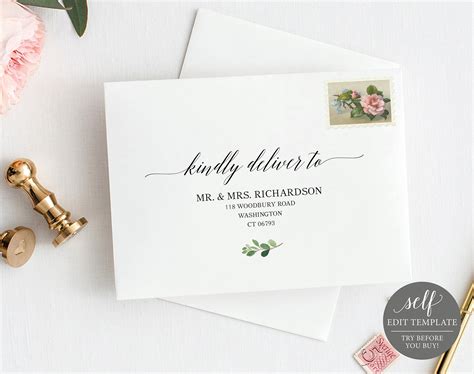 Wedding Mailing Label Template Collection