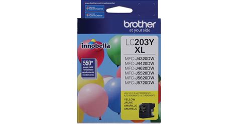 Brother LC203Y Innobella High Yield XL Series Yellow Ink LC203Y