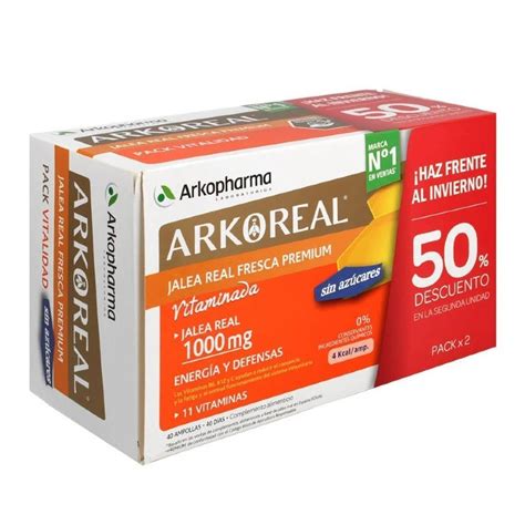 Comprar Arkoreal Duplo Jalea Real Fresca Vitaminada X Ampollas A