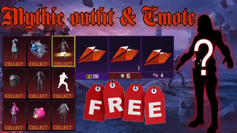 Get Free Mythic Outfits With Emotes In Bgmi Uc Free Mythic