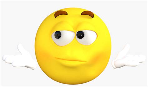 Emoticon Emoji Yellow Face Smile Emoji Emo - Emoji 3d In Png PNG Image ...