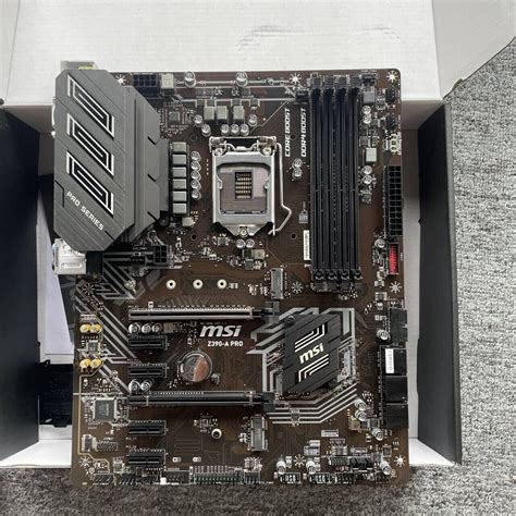 Msi Z390 A Pro Lga1151 Ddr4 Hdmi Dp Cfx Dual Gigabit Z390 Gaming Motherboard Ebay