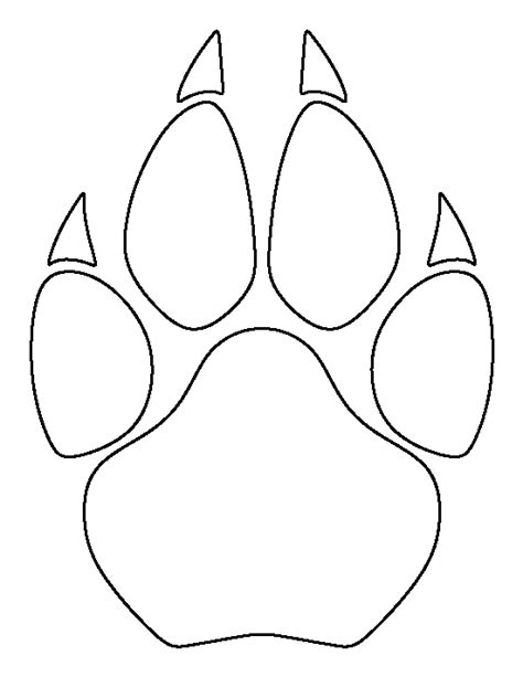 Free Paw Print Pumpkin Stencil – Paw Print Pumpkin Stencil | DocTemplates