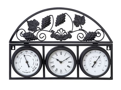 Decorative Outdoor Clock And Thermometer Set Ideas On Foter