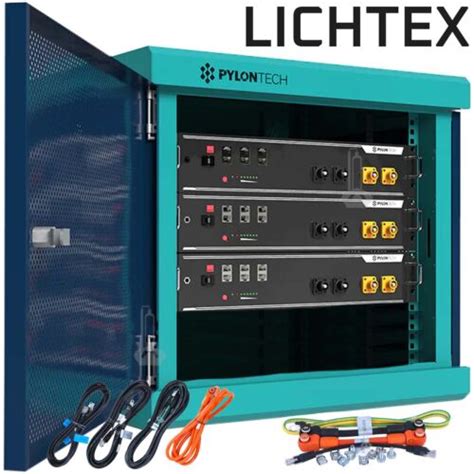 PYLONTECH 3x US3000C 10 5 KWh 48V Batterie Strom Speicher Mit