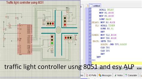 Block Diagram Of Traffic Light Controller Using 8051 Arduino