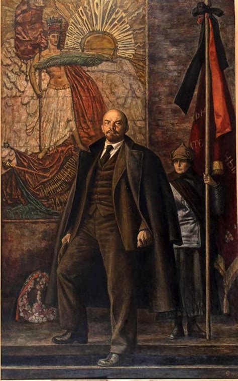 Ussr Pictures On Twitter V I Lenin On Red Square Painting By