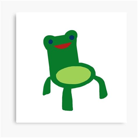 Froggy Chair Wall Art | Redbubble