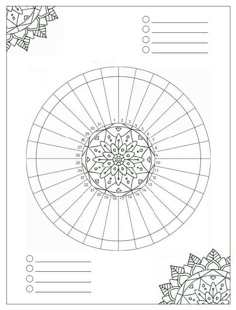 Free Printable Mood Tracker Pdf Mandala Strength Essence Artofit