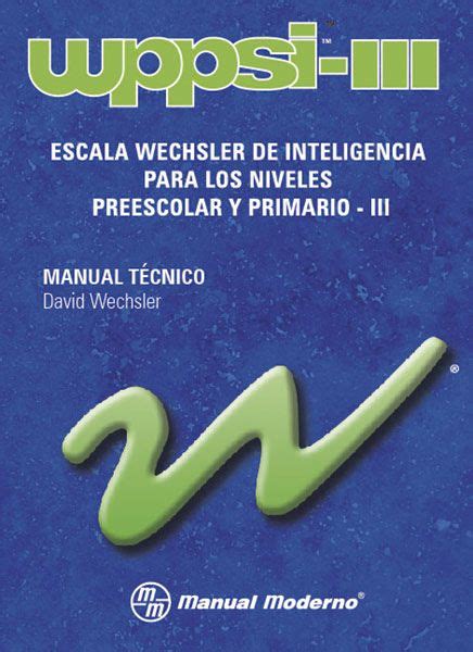 Escala Wechsler de inteligencia para Niños IV